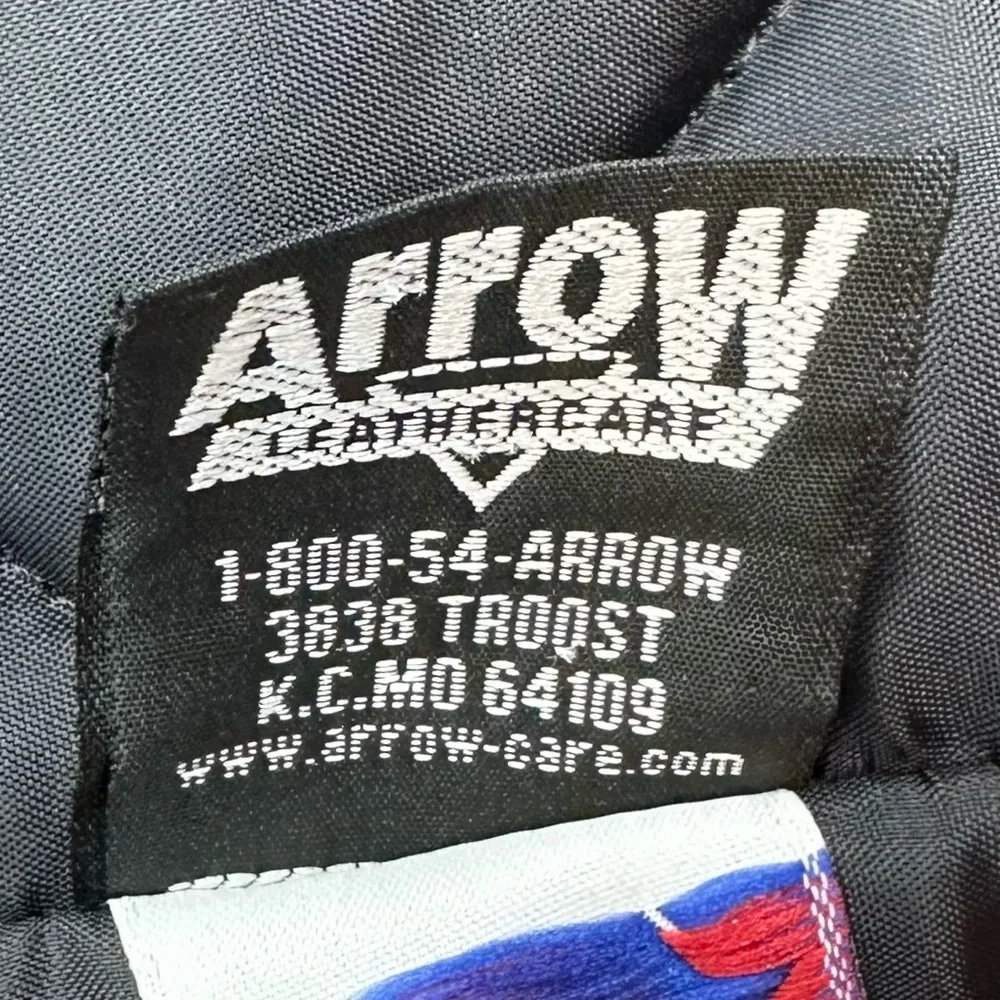 Schott NYC Black Leather Jacket Size 40/Medium - Made in USA - Picture 7 of 15